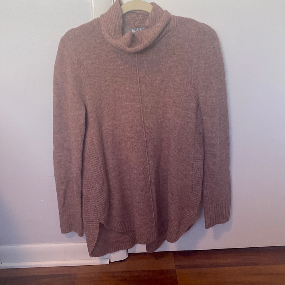 Mauve turtleneck